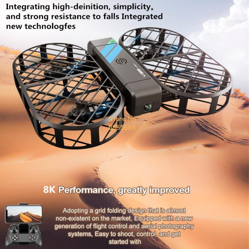 Drone Cinematic - Caméra HD 8K 360 ° Protection